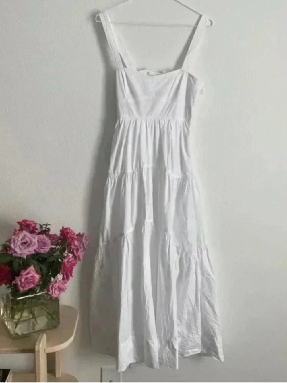 NWT - A.L.C. Lily White Maxi Dress Size 2 Open Back Lace Up Corset Lingerie $495